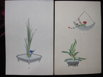 Reproductions fleurs japonisantes