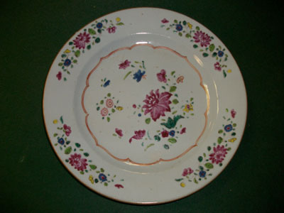 Assiette en porcelaine de Chine 