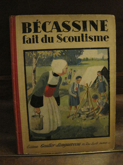 Bcassine fait du scoutisme