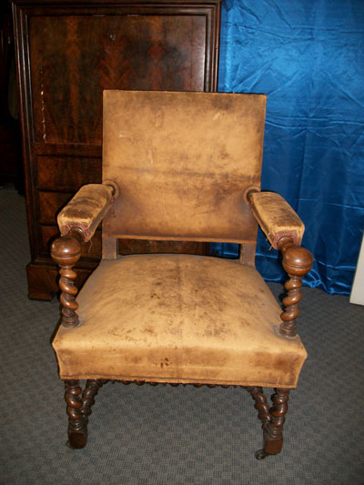 Fauteuil style Louis XIII