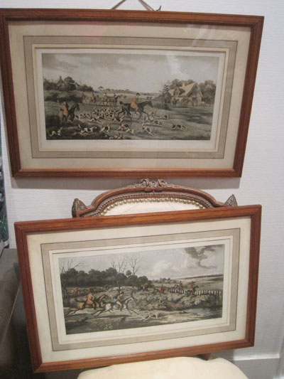 Paire de gravures anglaises