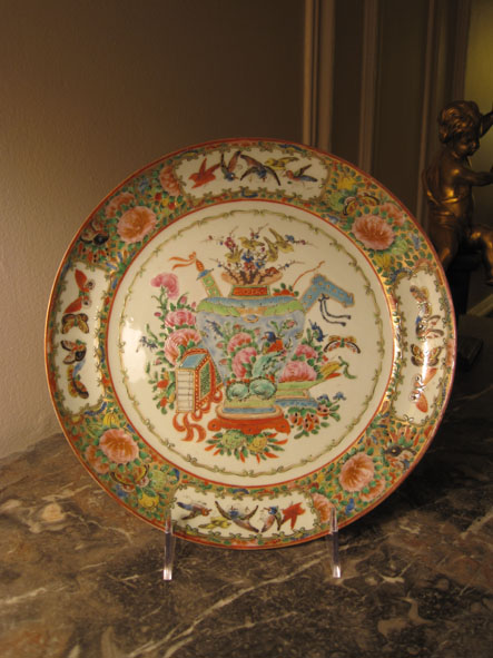 Assiette en porcelaine de Chine 