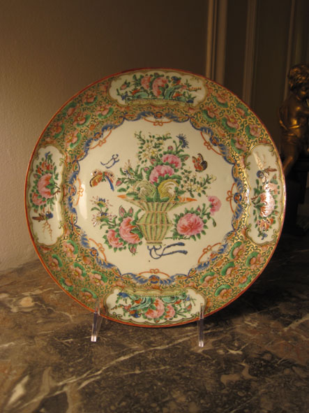 Assiette en porcelaine de Chine 