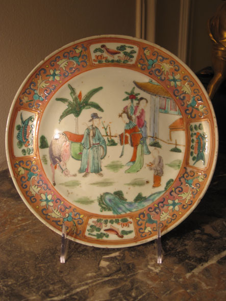 Assiette en porcelaine de Chine 